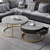 60+45雙阿瑪尼灰-黑抽屜金腳 × 1個