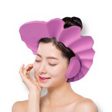 핑크색 대형 샴푸캡 × 1개