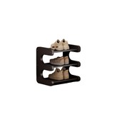 U型鞋架三層50鞋架-黑色-租房必備 × 1個