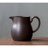 粗陶手衝咖啡壺-斑點褐 500ml × 1個