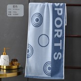 圓圈澡巾 藍色:40*90cm × 1個