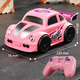 少女粉 遙控 躲閃 跟隨 漂移 USB充電版 精美禮盒裝 × 1套