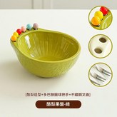 果綠色牛油果叉碗 304水果6叉 × 1個
