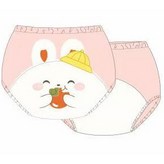 印花粉（單件）小兔,110碼（腰平量約21公分） × 1個