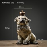 坐姿皇冠犬存錢筒B:1個 × 1件