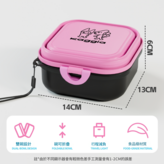 摺疊雙碗 | 黑撞粉 400ml 400ml 零食盤 × 1個