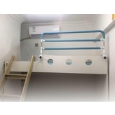 블루 U자형 받침대 100cm 난간 × 1
