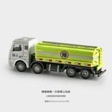 袋裝 綠色合金油罐車 合金車頭 × 1個