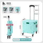 薄荷綠 加大容量進階款 靜音萬向輪 × 1個