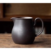 粗陶手衝咖啡壺-典雅黑 500ml × 1個