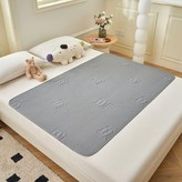 隔尿墊灰吸溼透氣 可水洗,120x200cm防水隔尿 可機洗 × 1個