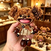 松果捲毛棕 diy材料包 × 1個