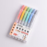 柔色系6支/套:如图 × 1個裝