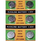 備用AG10電池6顆 × 1個