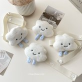 블루 구름 커튼 스트랩 2개 4개 × 4개
