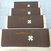 耐磨亞麻棕色-夜光刺繡款,長55cm寬20cm+4cm折邊 × 1個