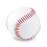 禮品球純白 9號棒球軟球一個 × 1個