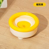 寵物懸浮碗【出水量可調 自帶過濾】黃色 × 1個