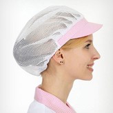 기본 전체망사위생모 핑크체크(fc-306)