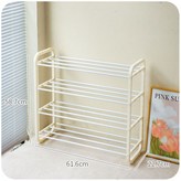 4層白色大號【可收納12雙鞋子】 × 1個