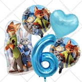 6. 5pcs ballons -6 × 1개