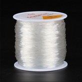 透明彈力線0.7mm 100米,穿珠引線一份 × 1個