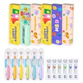 밀키팝(퍼플)+토들러칫솔(랜덤)+모래시계(랜덤) × 6세트