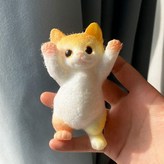 奶黃舉手貓 × 1個