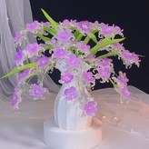 【淺紫色】+蝴蝶結防摔花瓶 × 1個