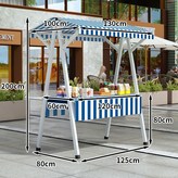 130x60x200cm(블루) × 1개