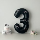 핑크리본 + 블랙숫자 3 × 1개