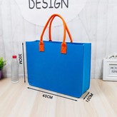 스카이블루-토트 오렌지 (40x30x12cm) × 1개