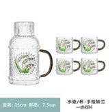 水杯/壺-手繪鈴蘭一壺四杯 × 1個