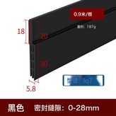 黑色六孔門底50MM寬:2根 × 1件