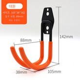4. 오렌지 대형 원형 후크(하중 30kg) 못이 없는 × 1개