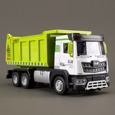 1:40聲光合金車-運輸車-彩盒裝-綠色:1 × 1個