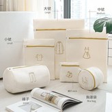 米黃面料 - 米黃拉鍊 襪子款 20*20 × 1套