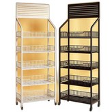 블랙 4단 - 60x27x140cm (바퀴 + 후크 1 × 1개