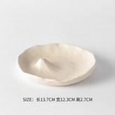 侘寂風米黃色香盤 × 1個