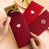 레드(밝은) 하트 × 6개