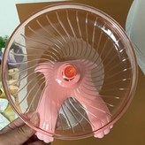透粉色飛碟跑輪,跑盤直徑13CM × 1個