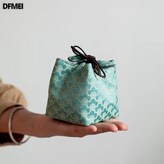 單杯布袋(不含杯子)雲水紋淺藍:200mL以下 × 1個