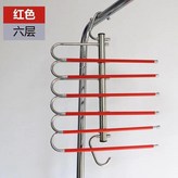 紅色防滑不鏽鋼,加粗六層 × 1個