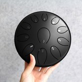 空靈鼓 圓舌 6吋 11音 / 墨黑 × 1個