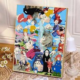 F052宮崎駿 30 40單畫布 顏料畫筆 × 1個