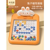 【電商盒】中號磁性運筆畫板(1支筆/8張雙面繪畫卡):1 × 1個