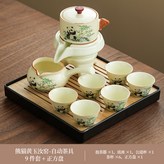 汝窯熊貓自動茶具6杯正方盤:如圖所示3884 × 1個