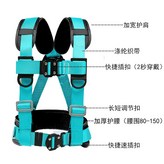 國標安全帶【不含繩】,水藍色背帶 × 1個