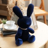 S. 신형 벨벳 파랑 토끼 약 40cm × 1개