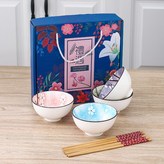 印彩杏花4碗4筷 × 1個